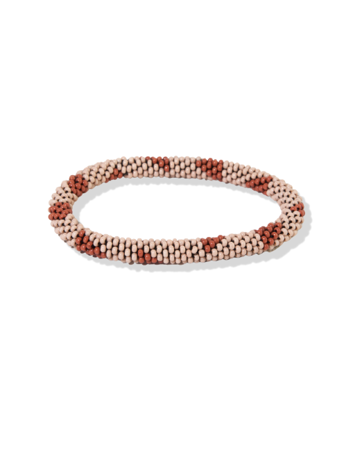 Ink & Alloy Triangle Blush Bracelet