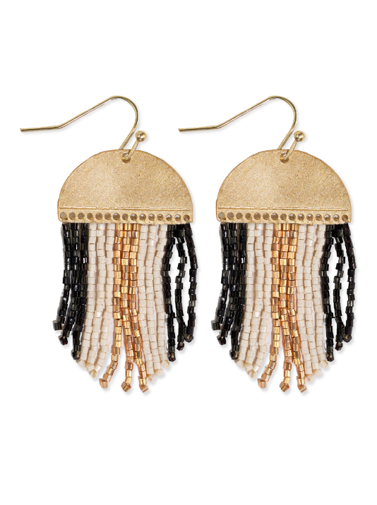 Ink & Alloy Multicolor Striped Earrings
