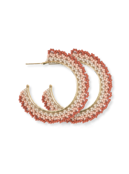 Ink & Alloy Ombre Blush Hoops