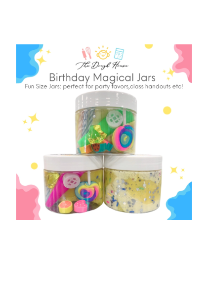 Birthday Dough Jar