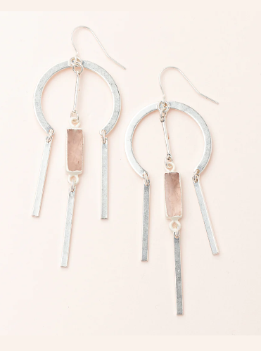 Silver Love Earrings