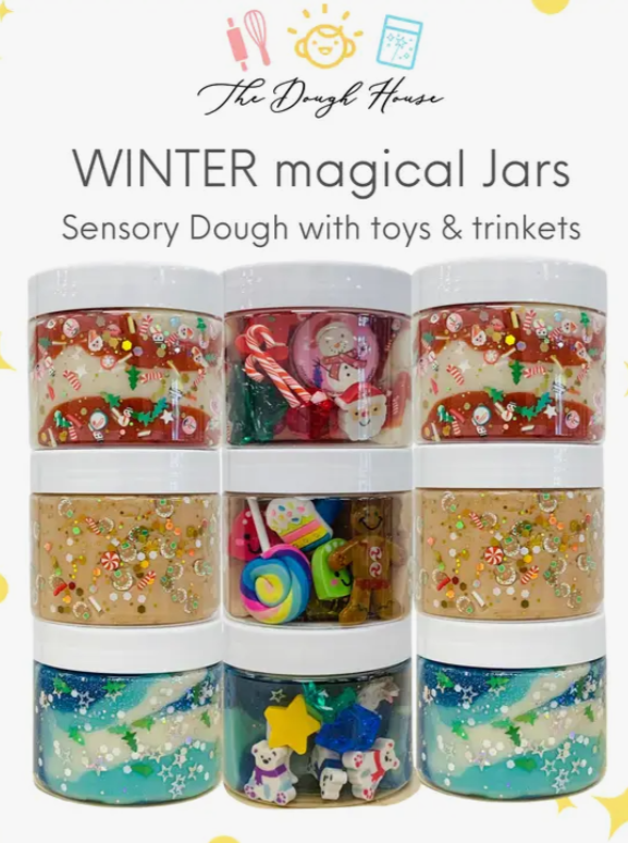 Winter Dough Jar