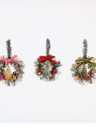 Tinsel Wreath Ornament