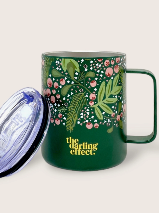 Jolly Sprig Green Mug