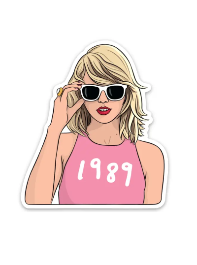 Taylor Die Cut Sticker