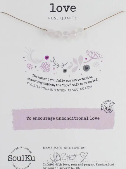 Love Rose Quartz Beads