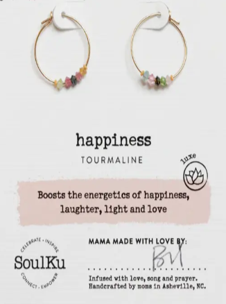 Happiness Tourmaline Earrings