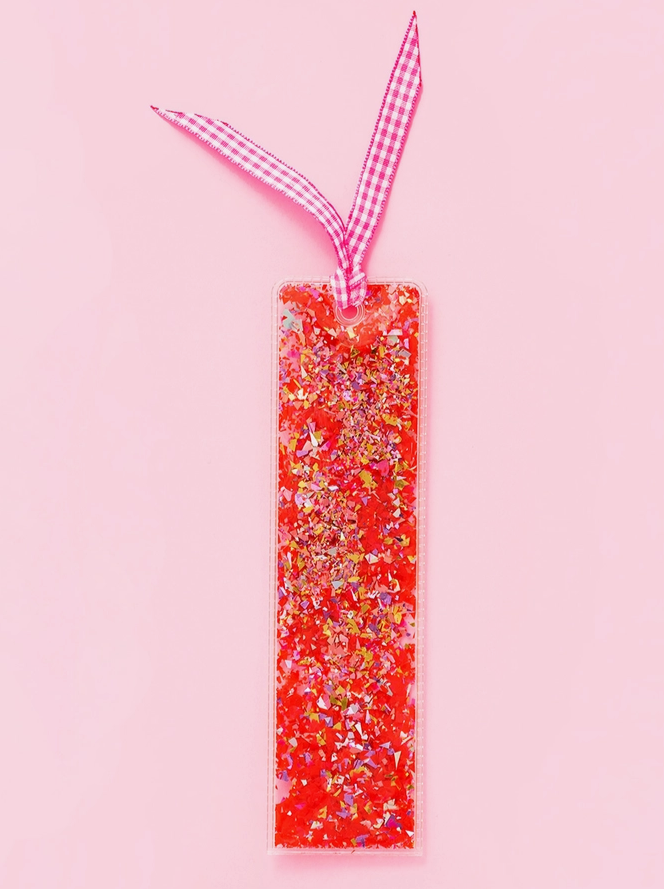Lovely Glitter Bookmark