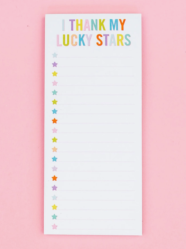 Lucky Stars Notepad