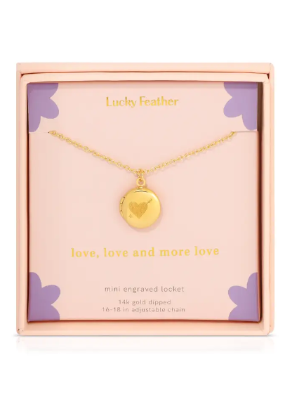 Engraved Heart Locket