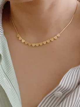 Mini Hearts Necklace