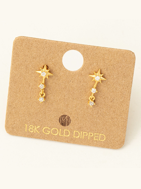 Gold Layered Star – Rhinestones and Roses