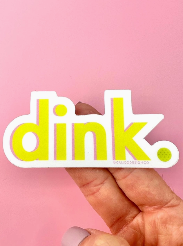 Dink Pickleball Sticker