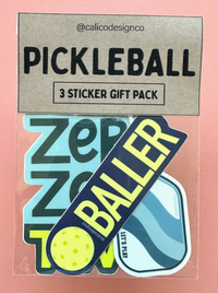 Pickleball Sticker Gift Pack
