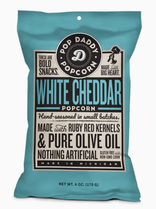White Cheddar Popcorn – Rhinestones and Roses