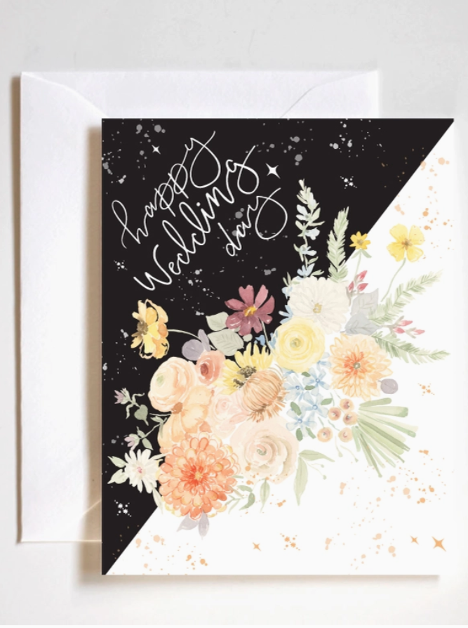 Floral Wedding Card