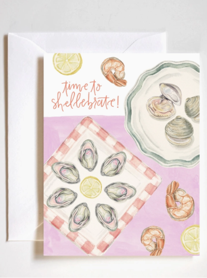 Shellabrate Spring Shellebrate Card – Rhinestones and Roses