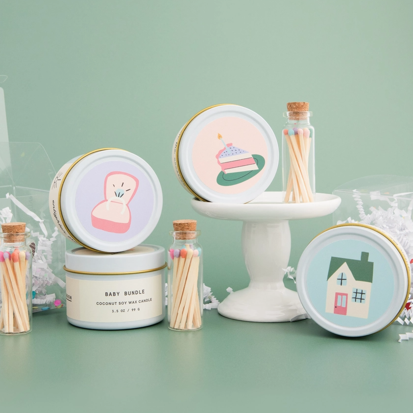 Baby Bundle Candle & Matches Set