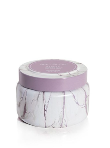 Aloha Orchid Marble Candle