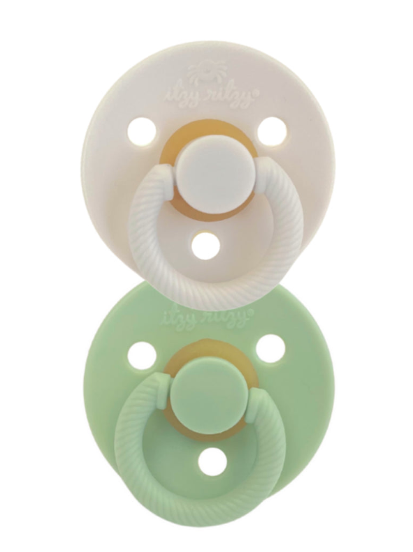 Mint/White Pacifiers