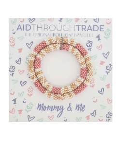 Mauve Mommy & Me Bracelets