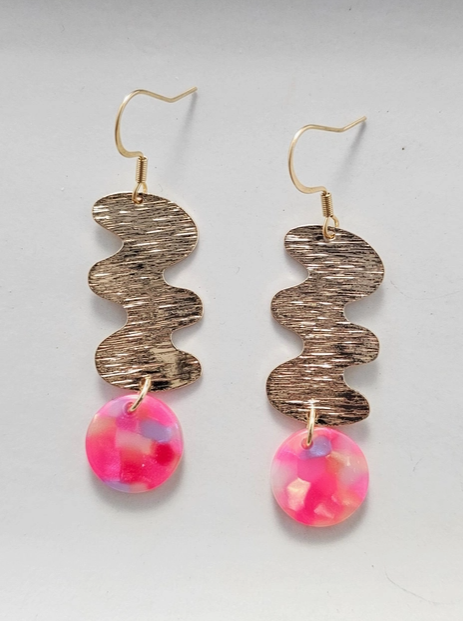 Tropical Pink Earrings