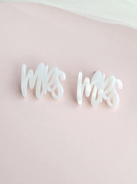 Mrs Stud Earrings