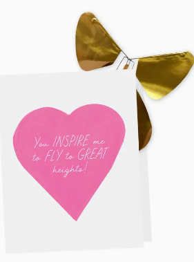 You Inspire Me Butterfly Card