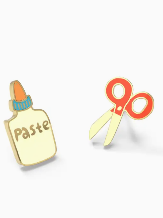 Paste & Scissors Earrings