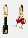 Champagne & Glass Earrings