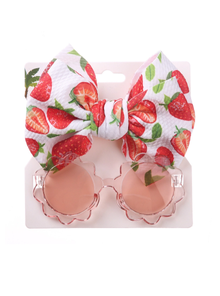 Strawberry Sunglass Set