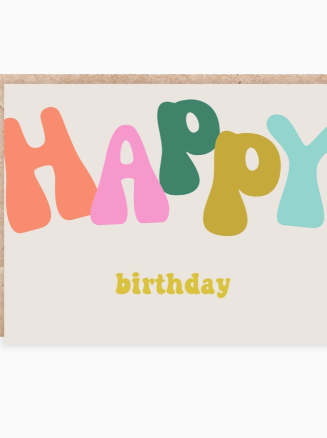 Bubble Birthday Card