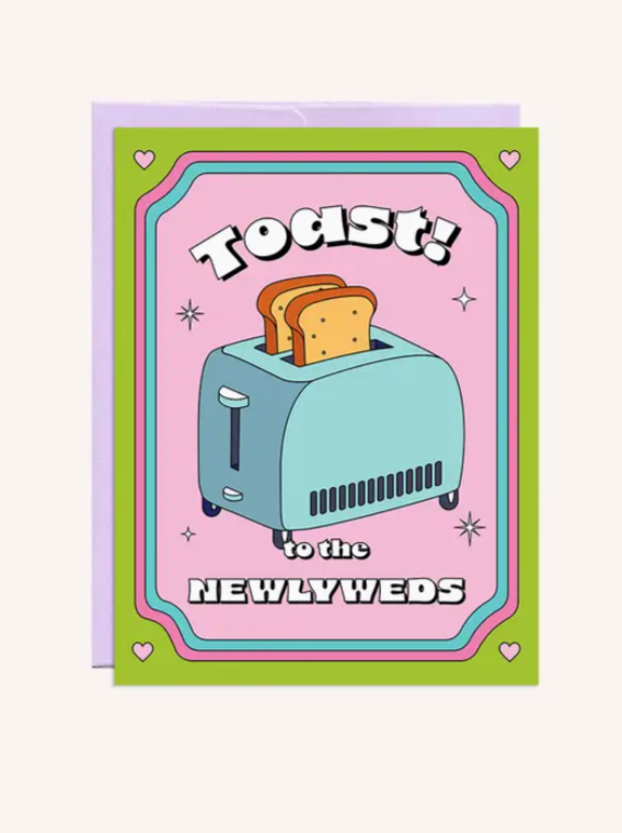 Toast Newlyweds Card