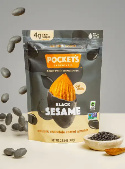 Pocket Black Sesame Almonds