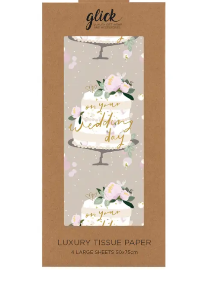 Wedding Cake Tissue Paper – Rhinestones and Roses