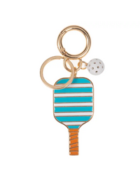 Pickleball Stripe Keychain