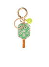 Pickleball Stripe Keychain