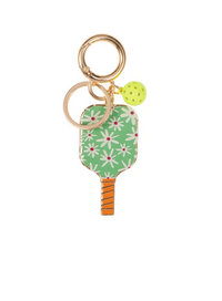 Pickleball Stripe Keychain