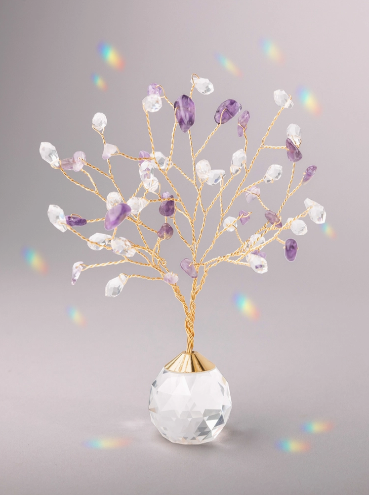 Amethyst Tree Suncatcher