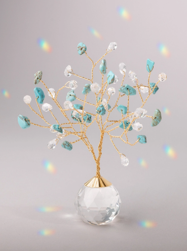 Turquoise Tree Suncatcher