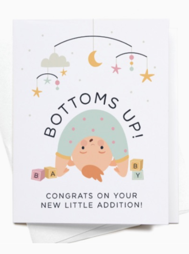 Baby Bottoms Up Card