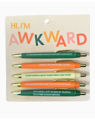 Awkward Pen Set