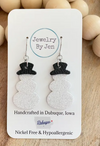 Snowman Earrings