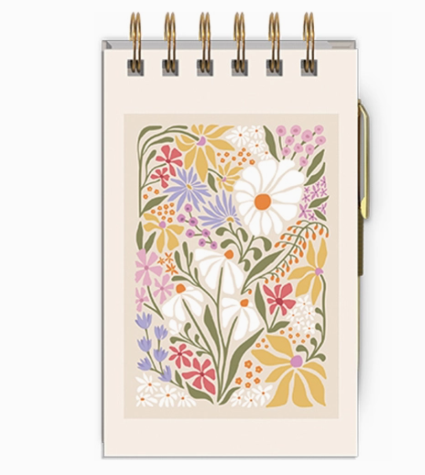 Wildflower Spiral Notepad
