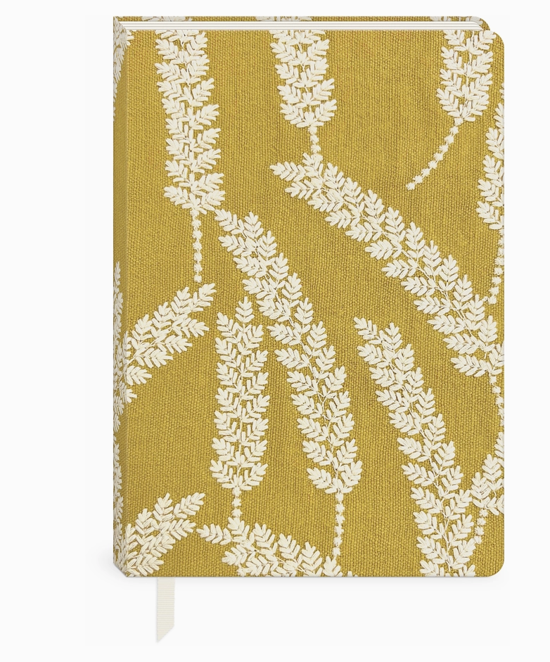 Embroidered Fabric Journal