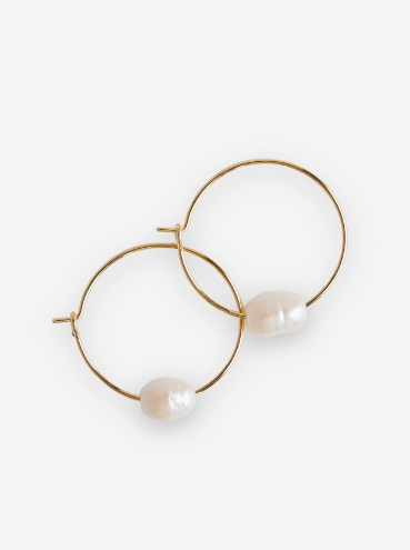 Pearl Hoops