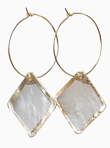 Capiz Shell Diamonds
