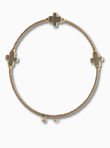 Mocha Cross Bangle