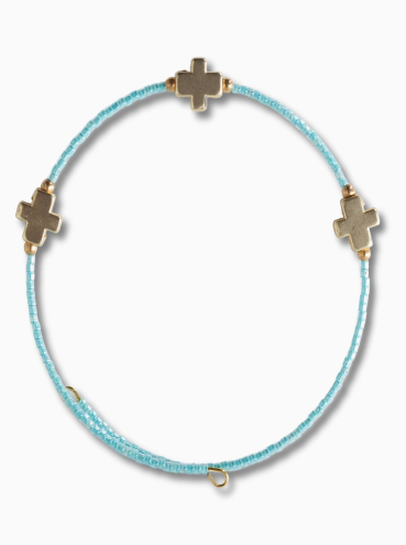 Turquoise Cross Bangle