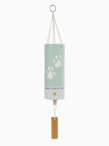 Wind Chime Paw Print